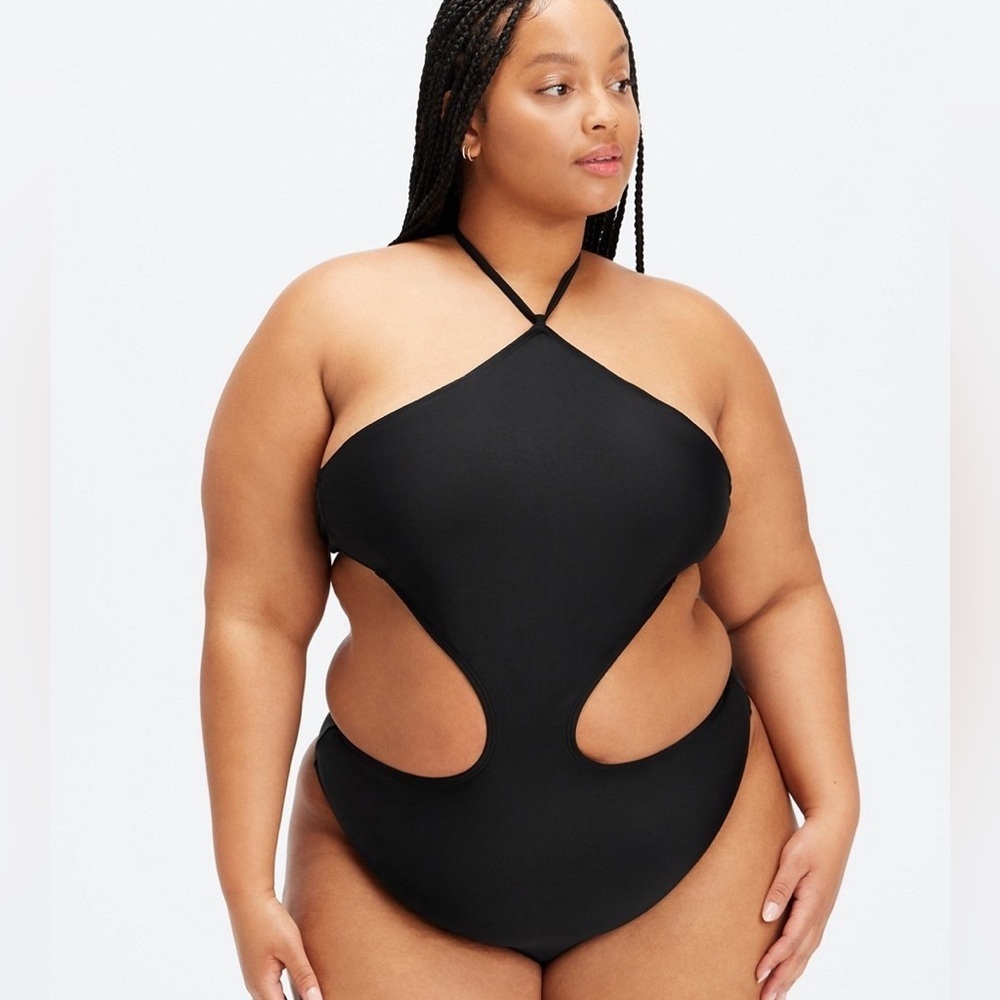 Fabletics Cutout One-Piece Swimsuit 2x NWT